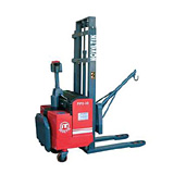 Powered Pallet Stacker with Hook,  Compact Hooked Pallet Stacker