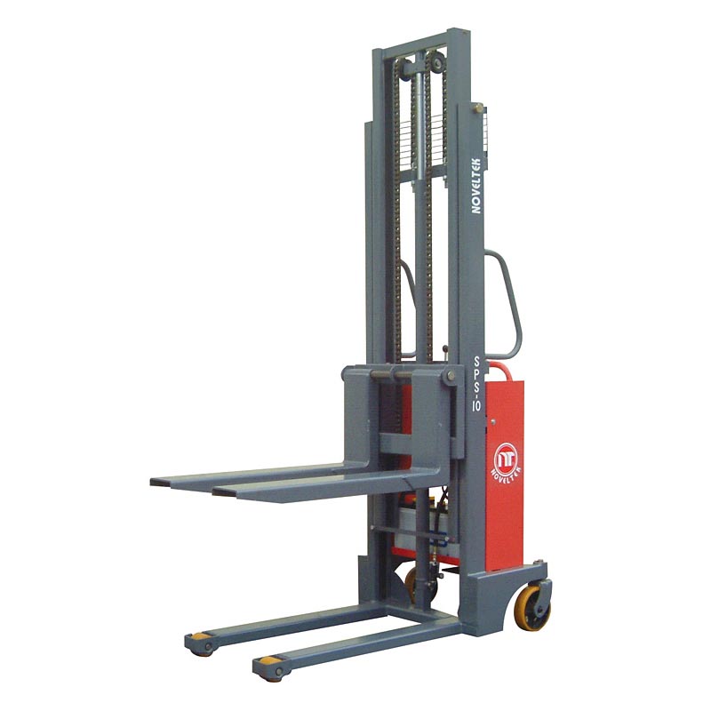 Manually Propelled, Powered Lifting Pallet Stacker
